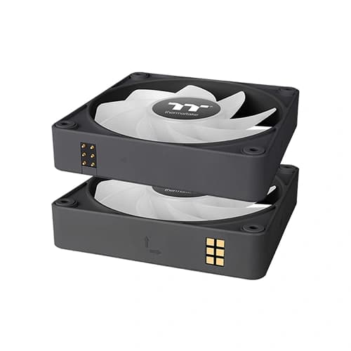 Thermaltake CT120 EX Reverse ARGB 120mm Cabinet Fan, Triple Pack